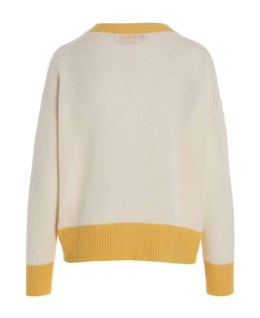 Marni Color Block Cardigan Sweater, Cardigans Multicolor In Nude