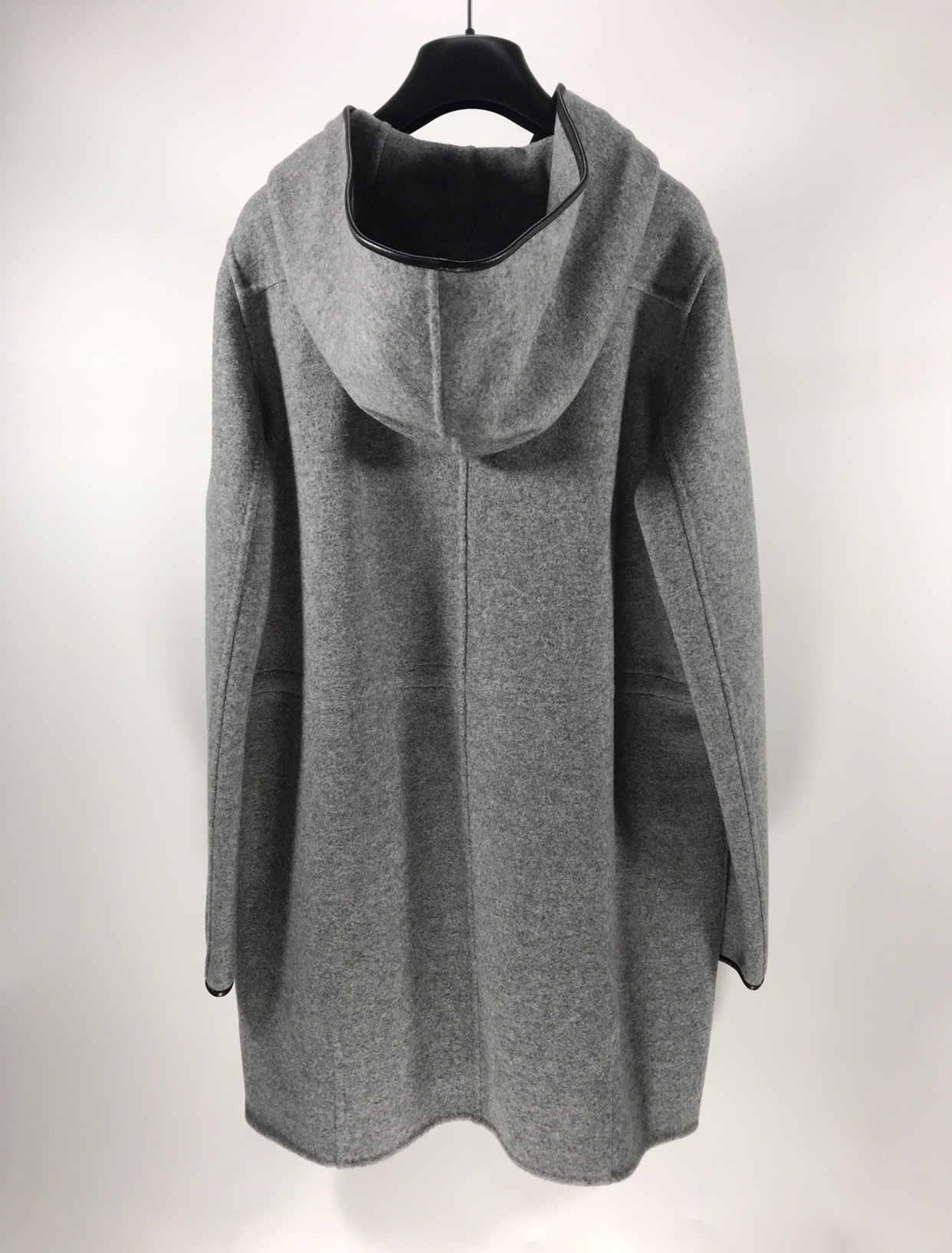 Max Mara Long-sleeved Coat In Gray