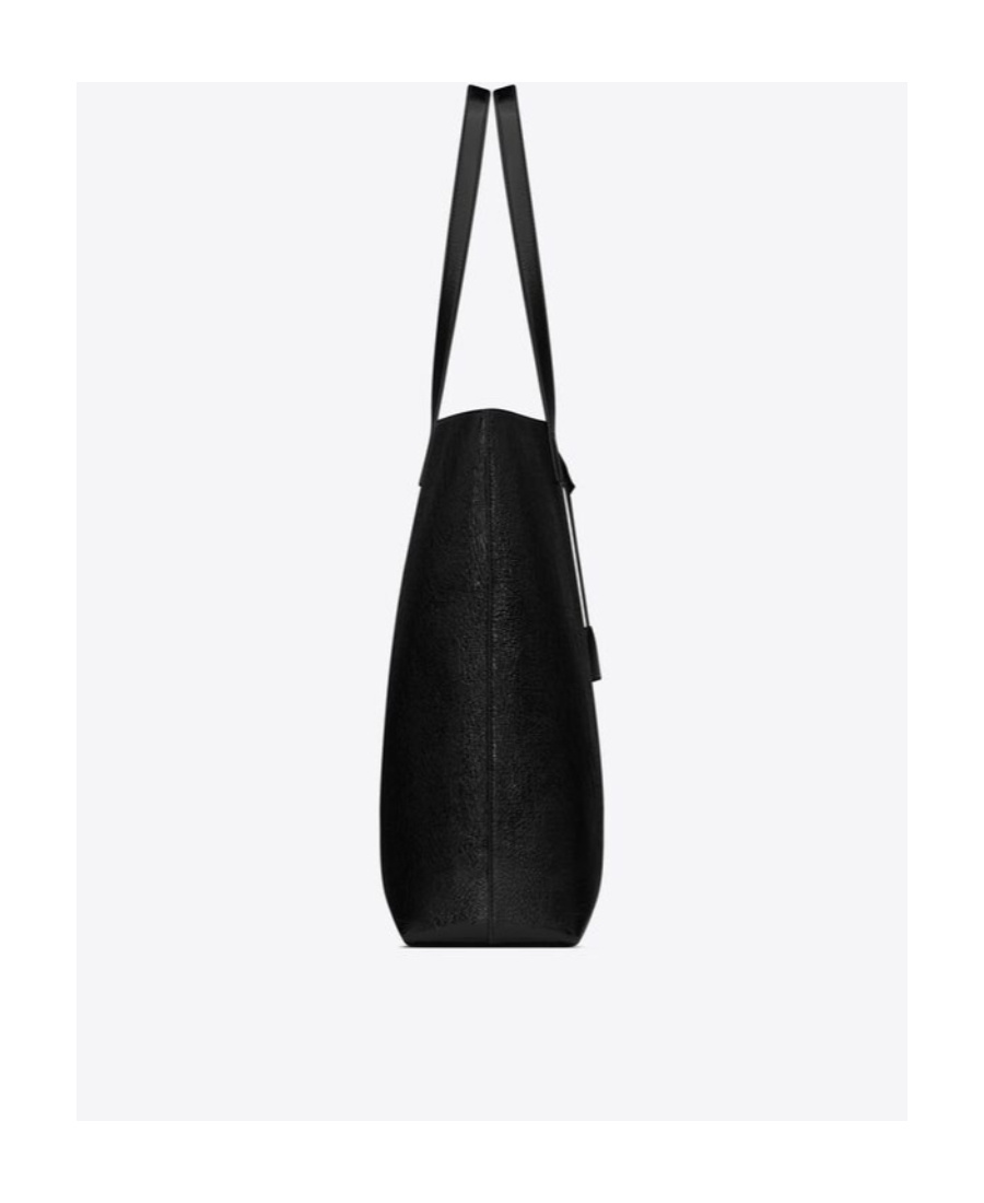Saint Laurent Men's Bold Shopping Bag In Black