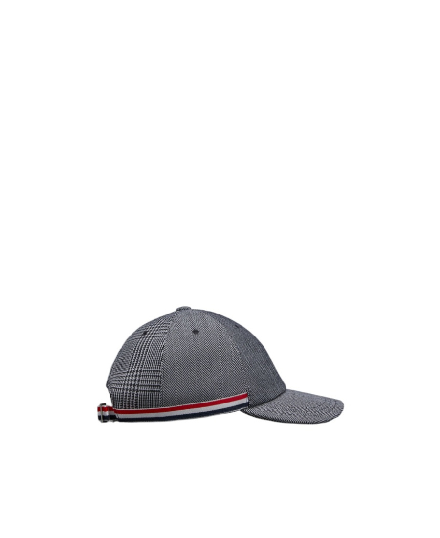 THOM BROWNE MULTI-PRINT WOOL BASEBALL CAP