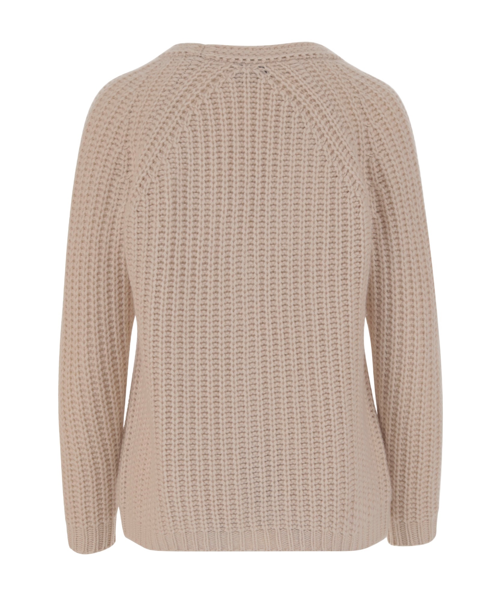 Bruno Manetti Long-sleeved Knitted Cardigan In Nude
