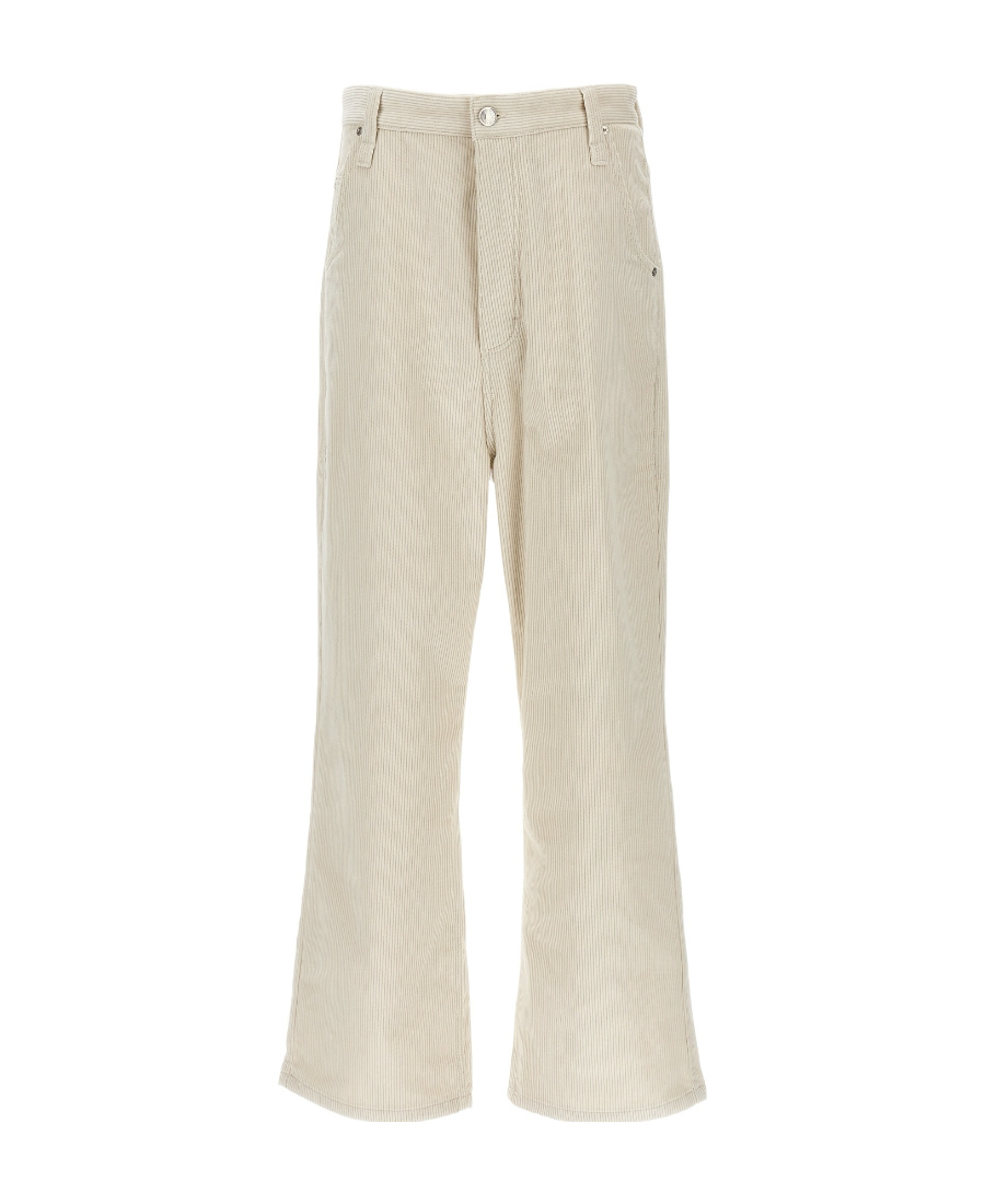 Ami Alexandre Mattiussi Belt Ring Casual Pants In Nude