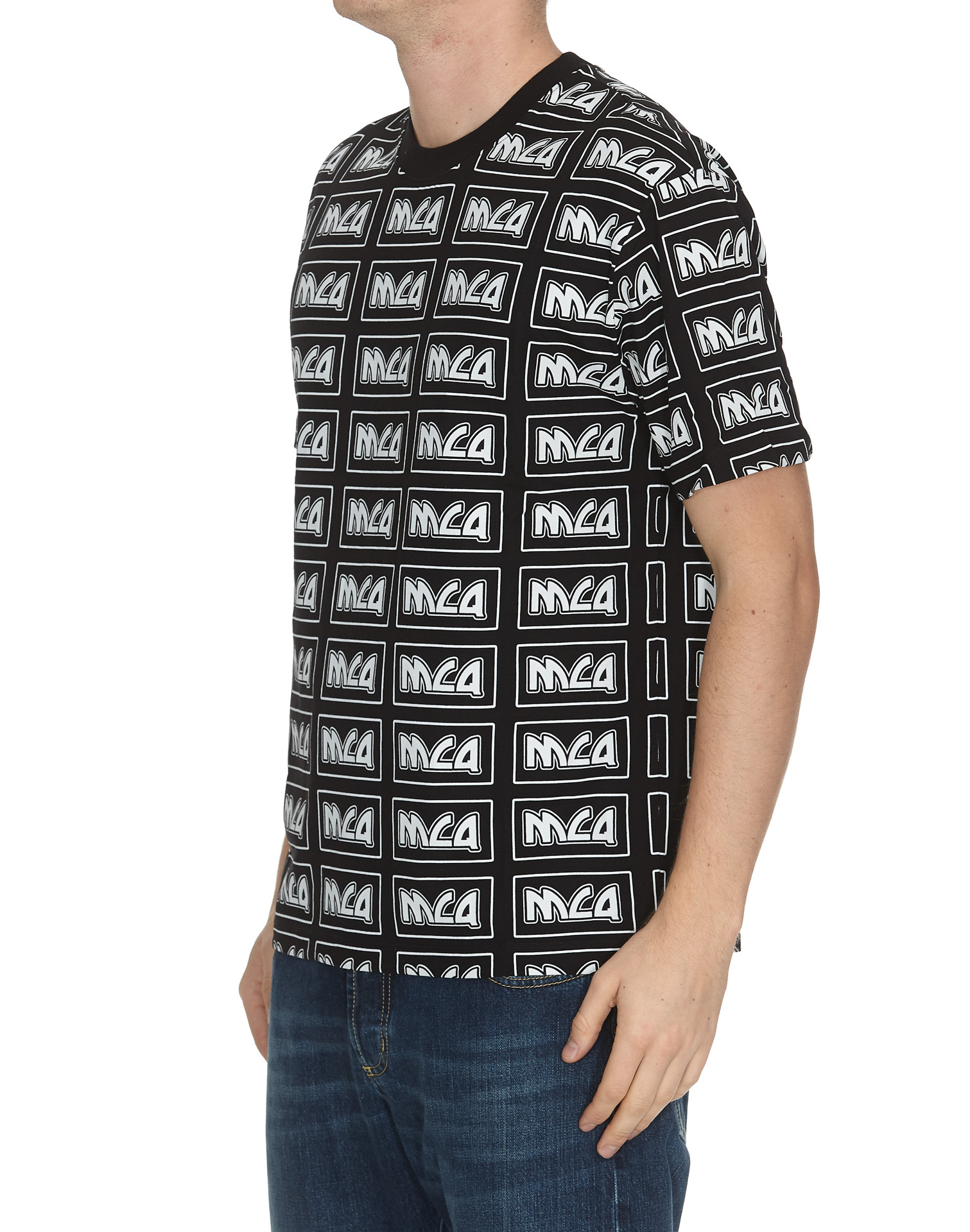 Mcq By Alexander Mcqueen Full Of Mcq Short-sleeved T-shirts In Black