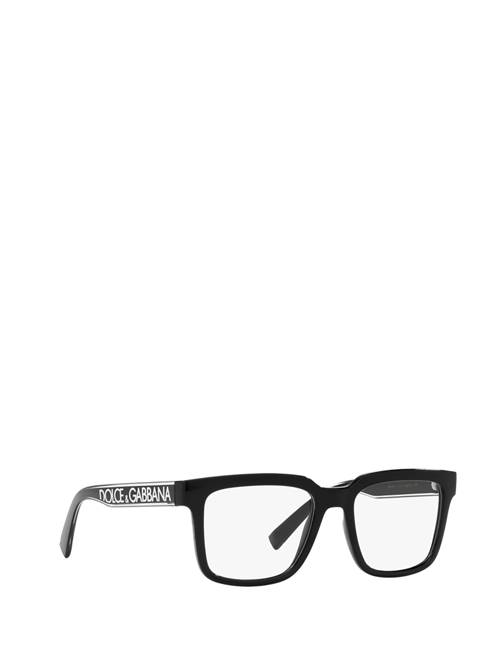 Dolce & Gabbana Dolce Gabbana Eyewear Square Frame Glasses In Black