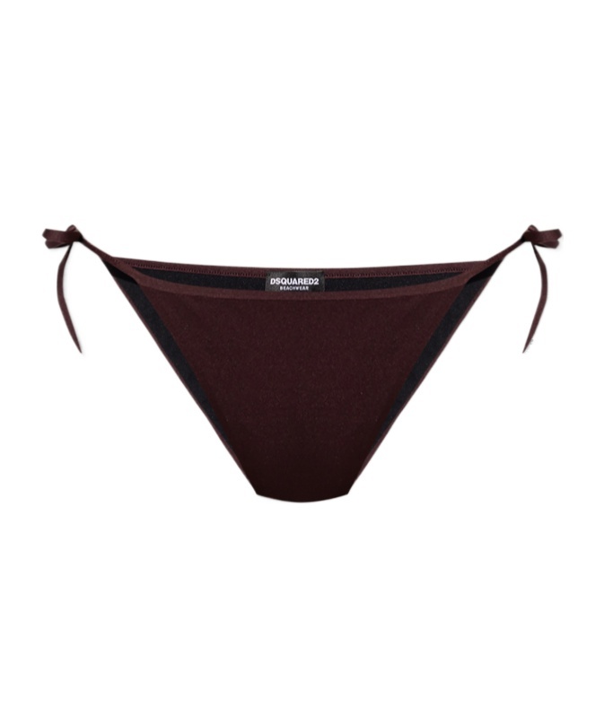 Dsquared2 Logo Bikini Swimsuit In Black