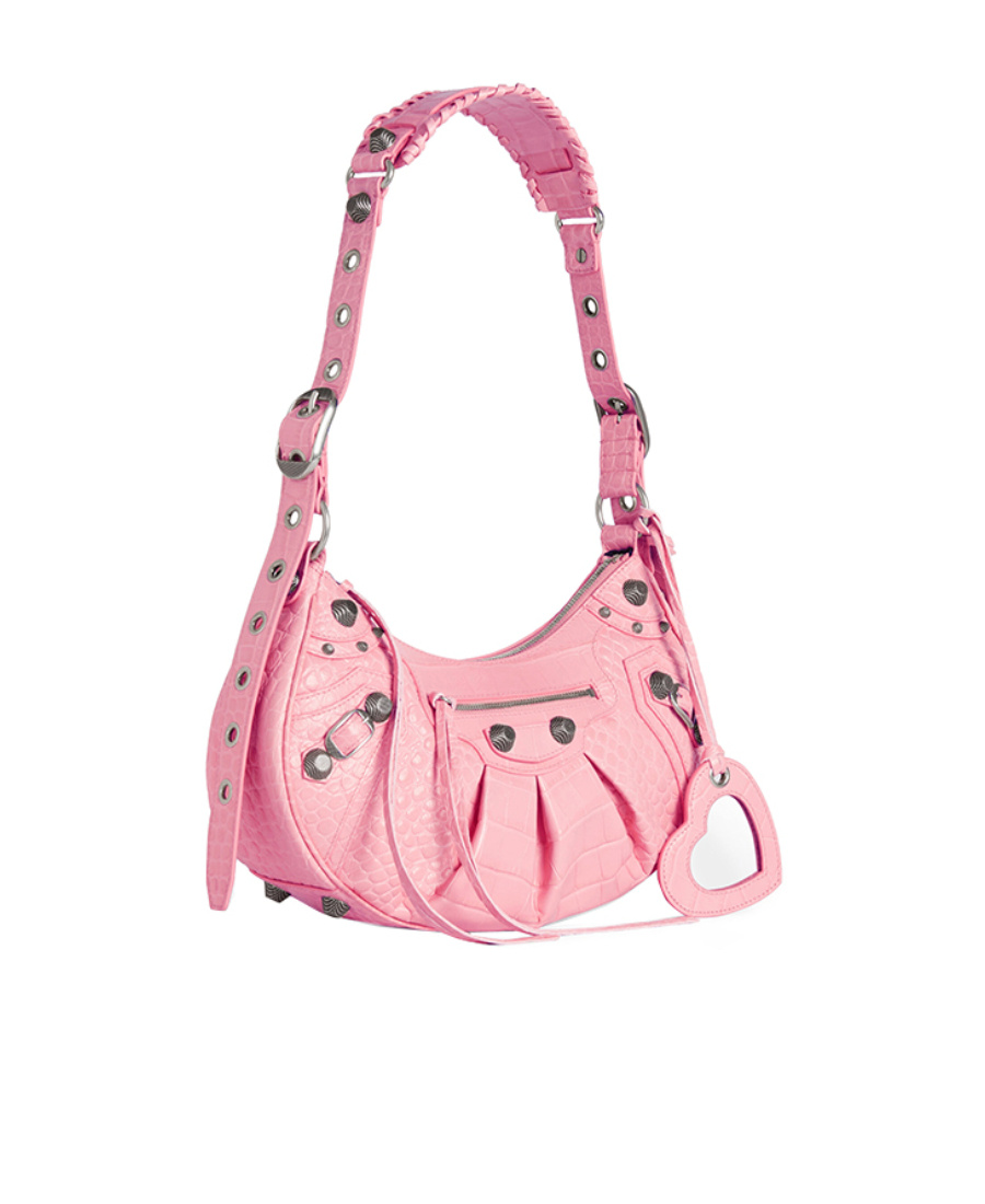 Balenciaga Le Cagole Shoulder Bag In Pink