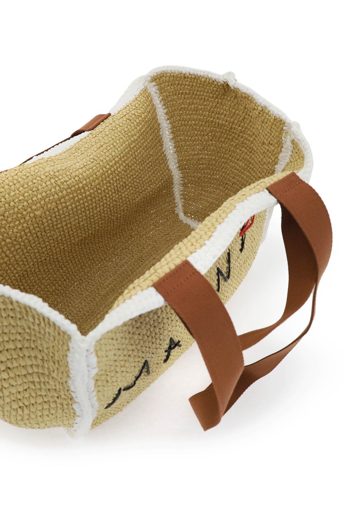 MARNI MARNI LOGO DETAILED TOTE BAG
