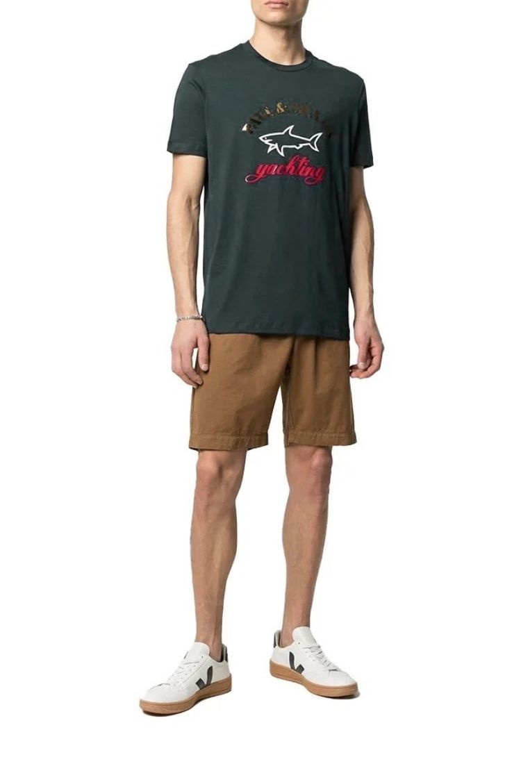 PAUL & SHARK ROUND-NECKED LOGO T-SHIRT