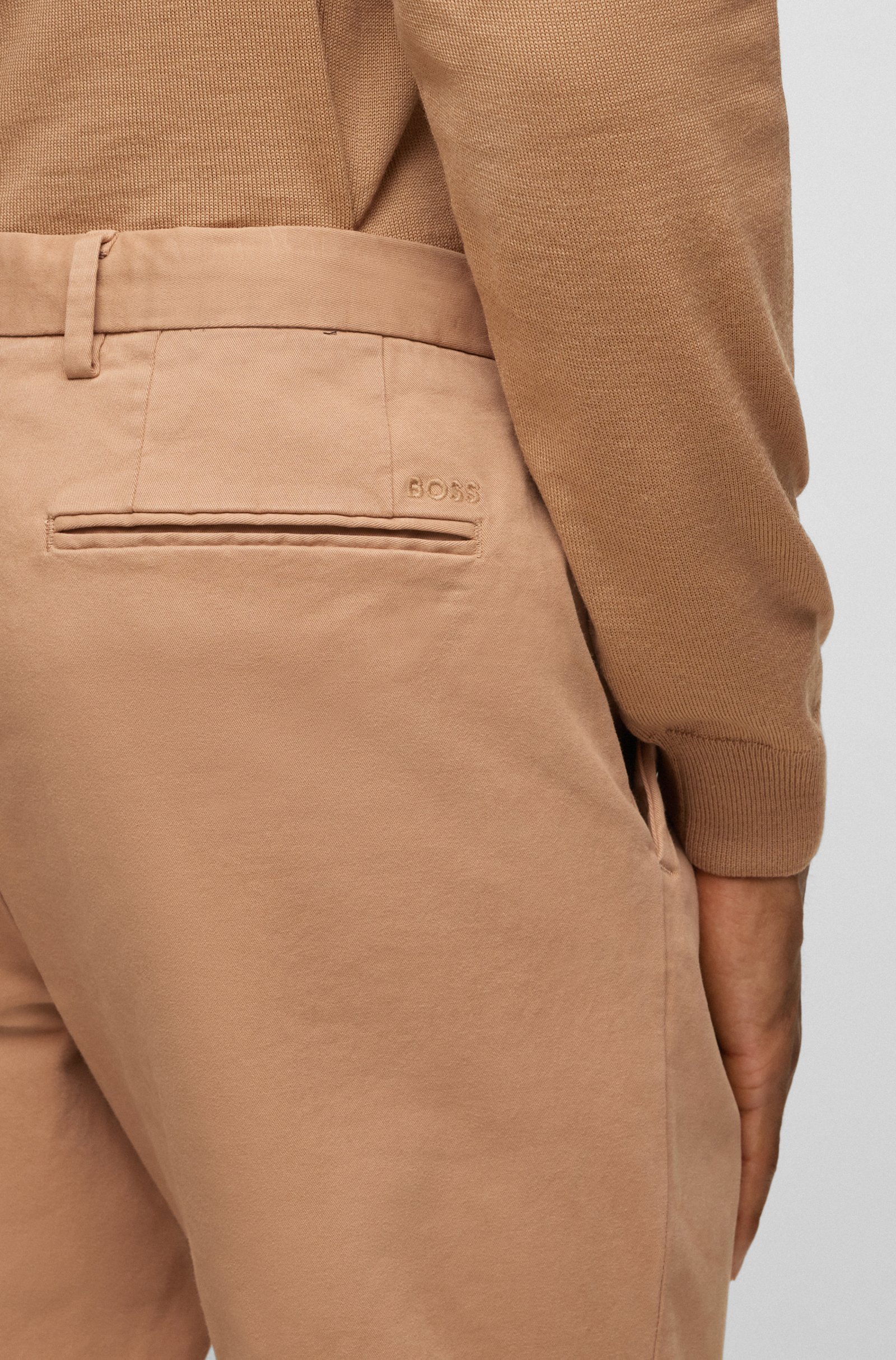 HUGO BOSS MID-RISE SLIM-FIT JEANS