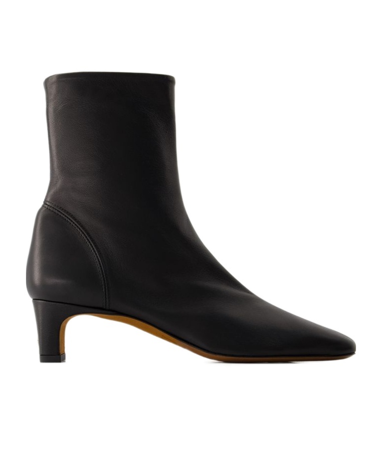 Rouje Doria Ankle Boots - Leather - Black In Black