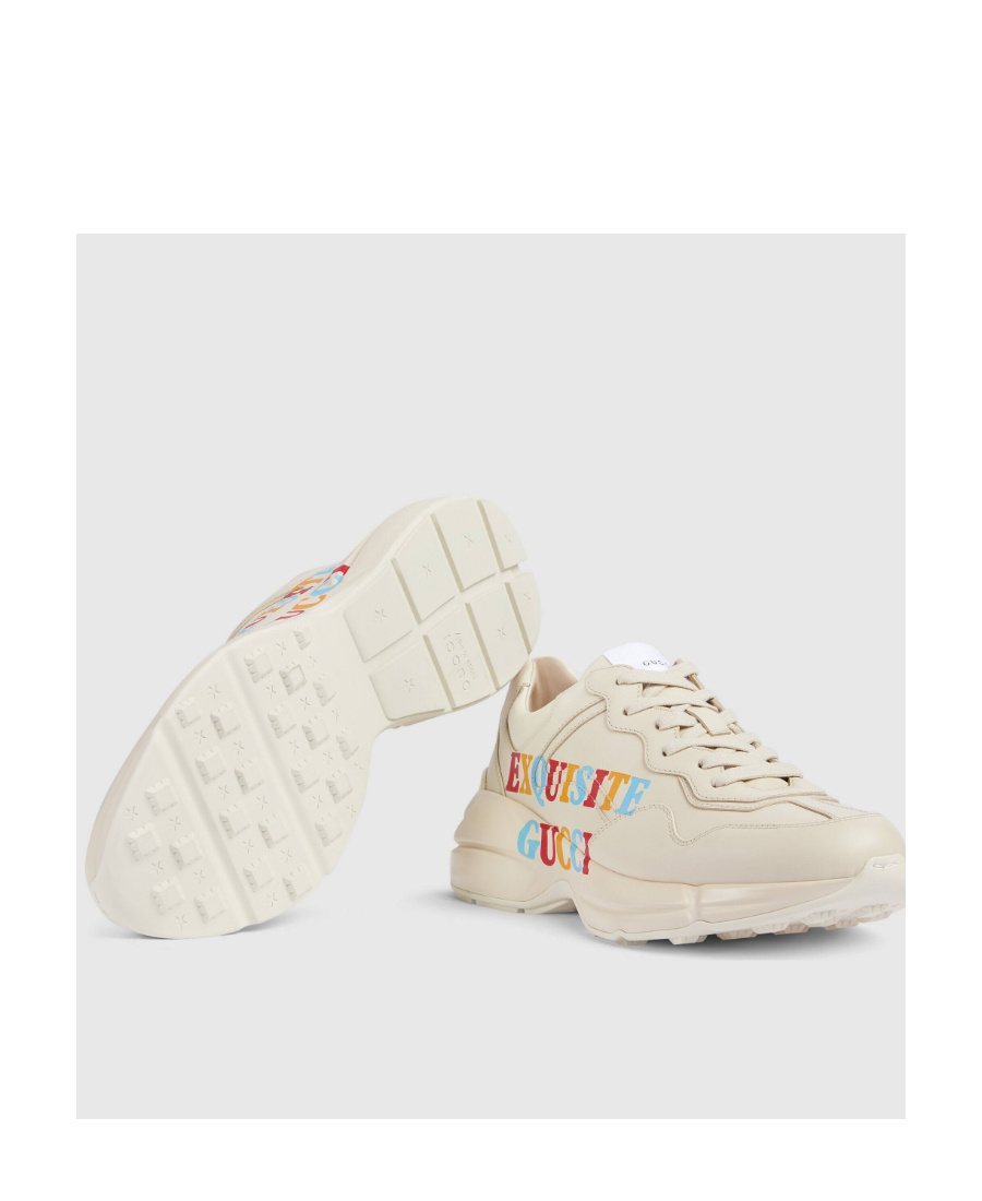 Gucci Graphic-print Low-top Sneakers In White