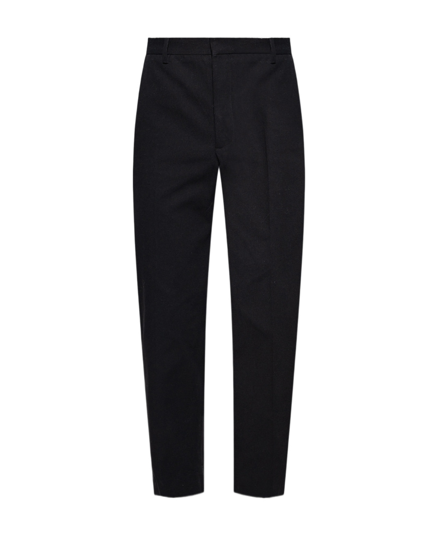 Acne Studios Straight Fit Cotton Jeans In Black
