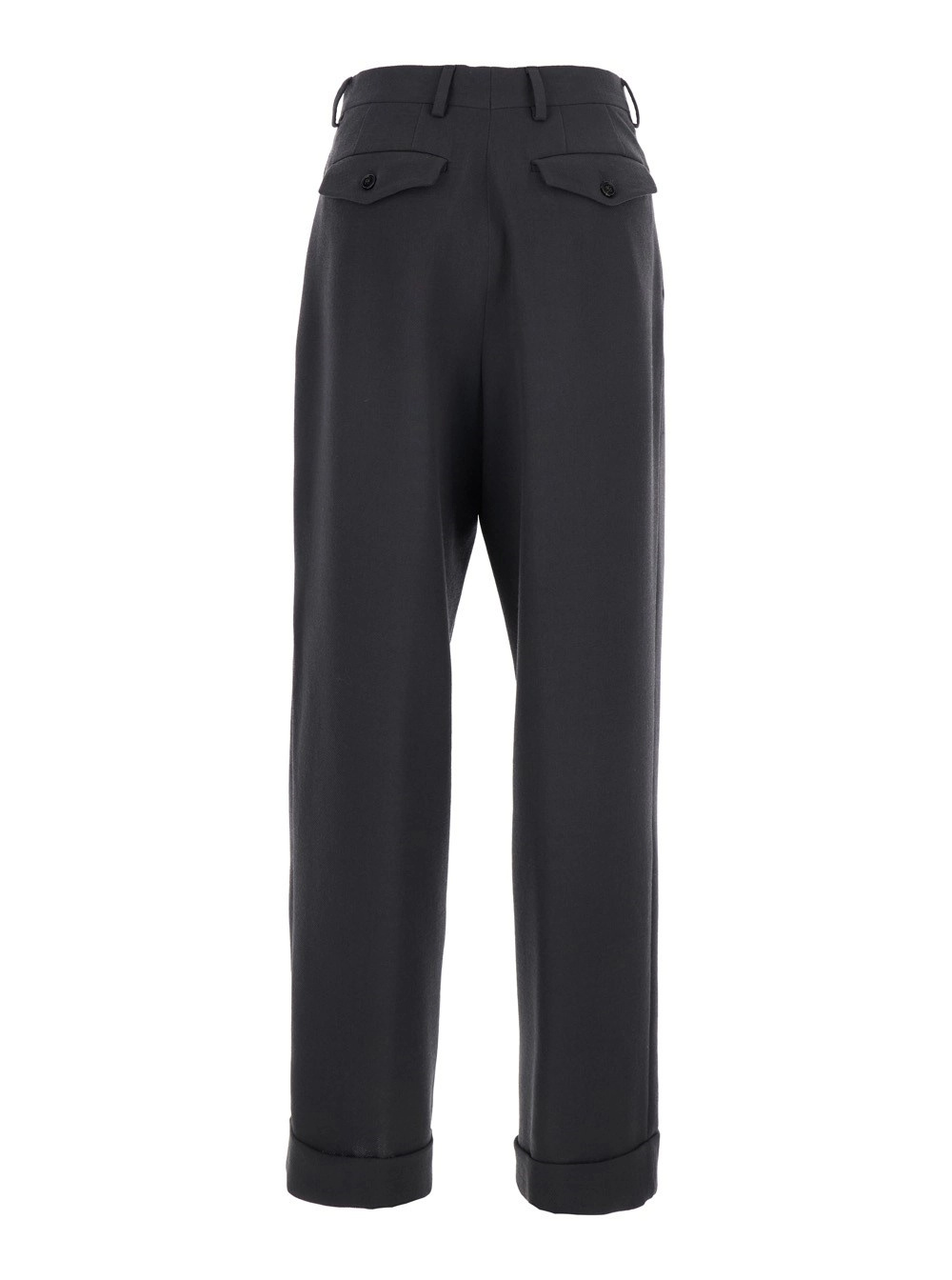 Dries Van Noten Belt Loop Casual Pants In Black