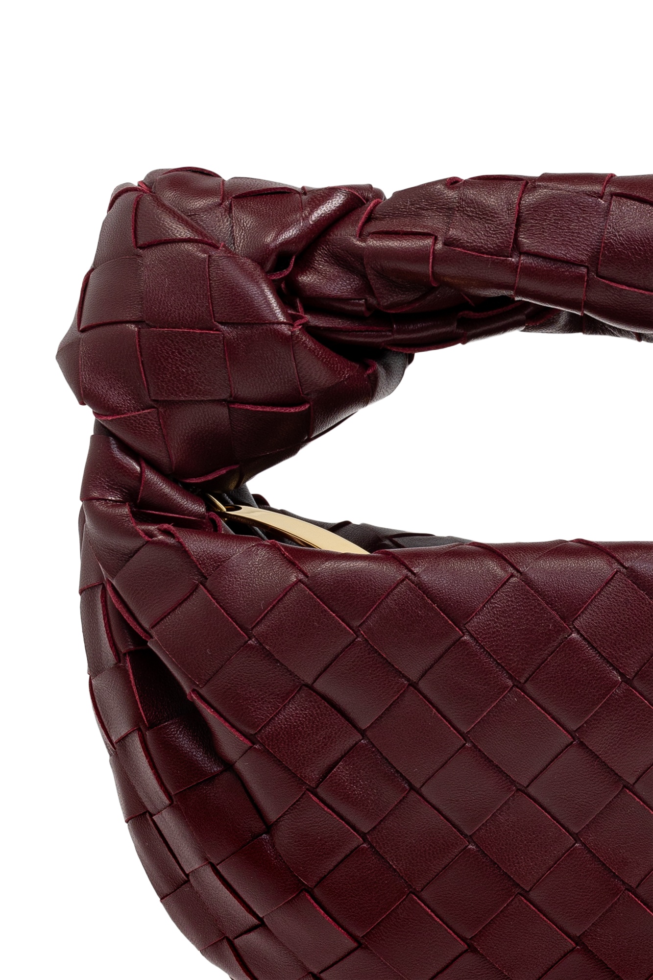 Shop Bottega Veneta Jodie Mini Tote Bag In Brown