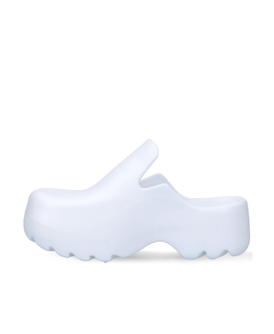 Bottega Veneta Flash 60mm Platform Clogs In White