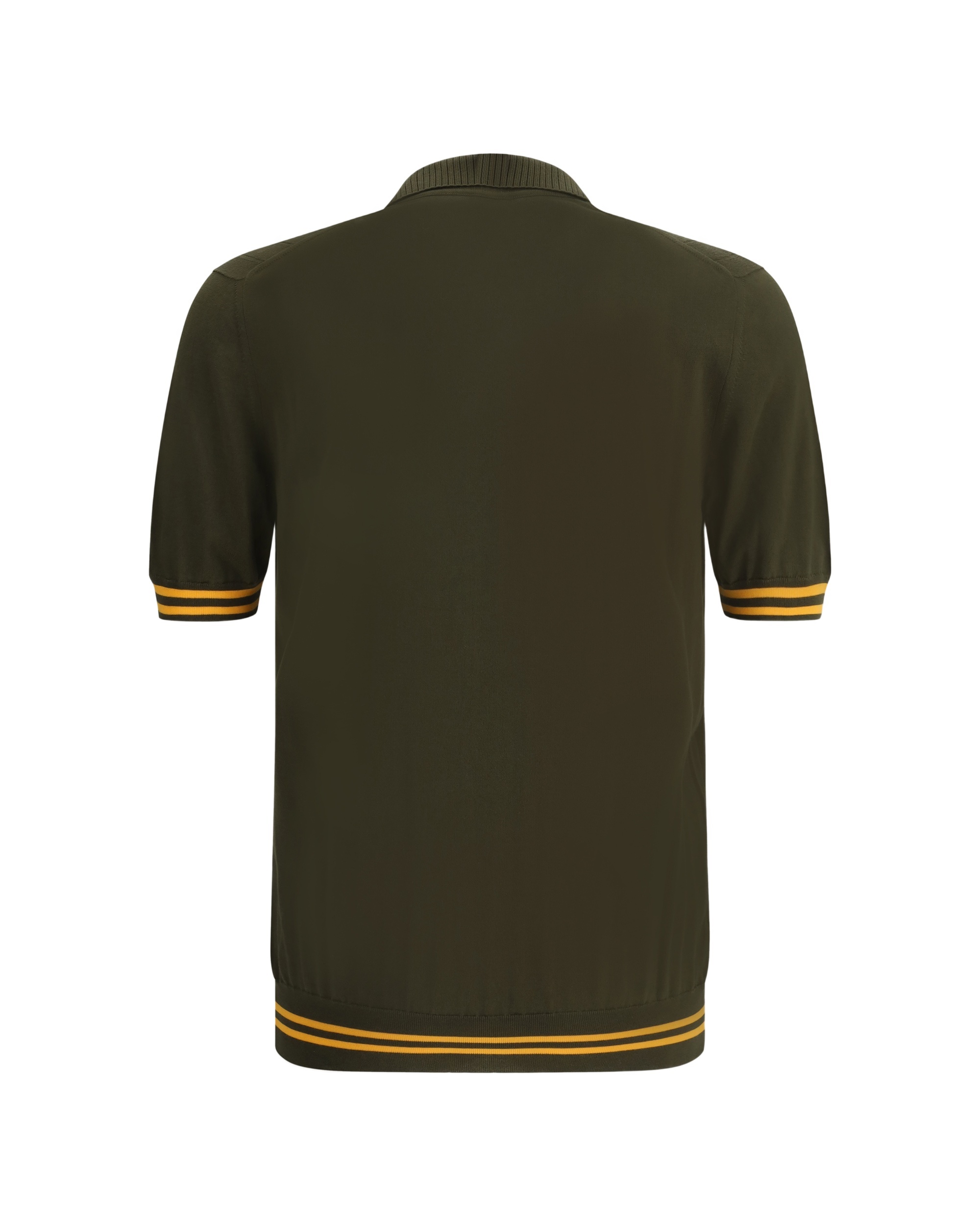 KITON RIBBED POLO SHIRT