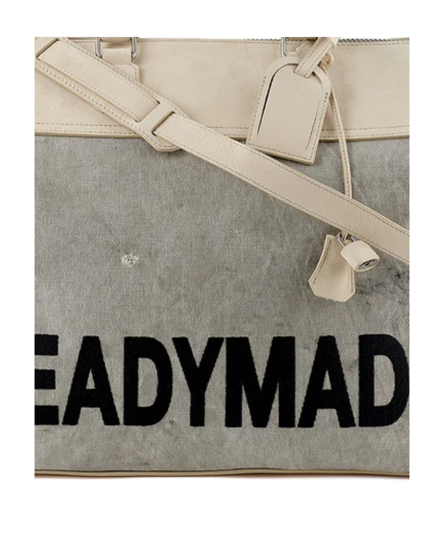 Readymade Logo-print Contrast-panel Holdall Bag In Nude