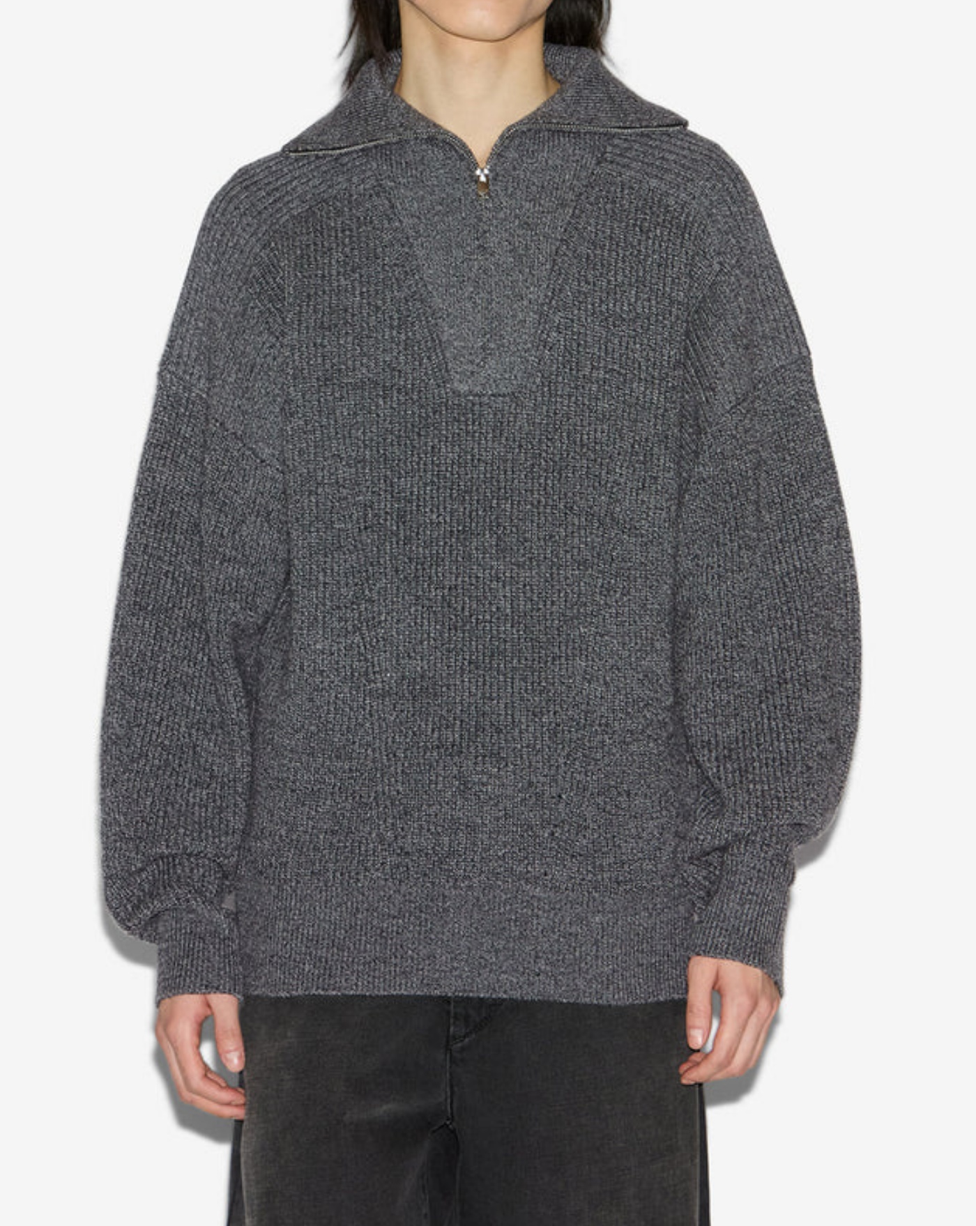 Isabel Marant Benny Sweater In Gray