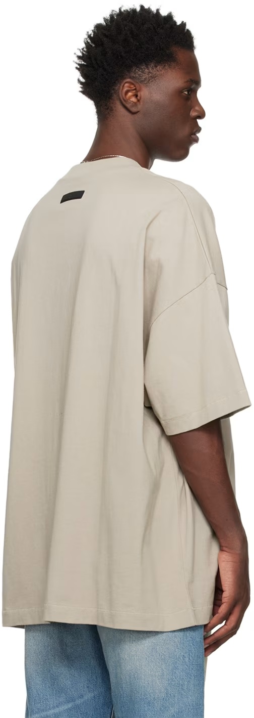 Essentials Open-necked Black Shirt In Nude