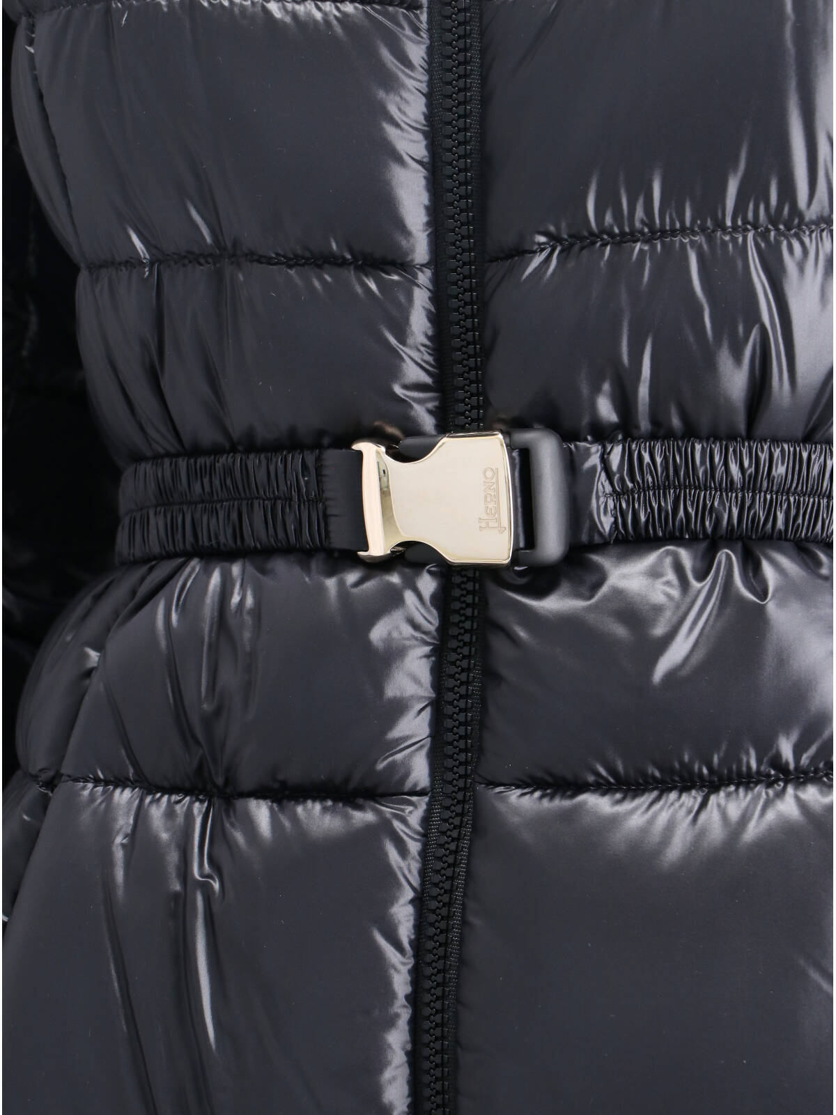 Herno Coats Black In Blue