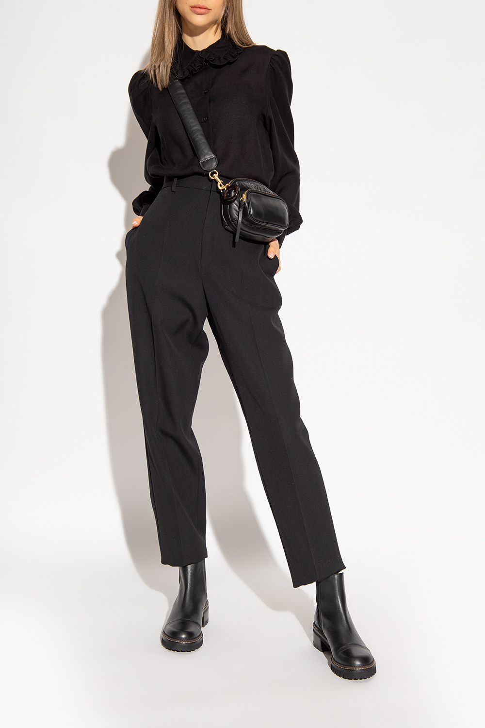See By Chloé Logo Boots In Black