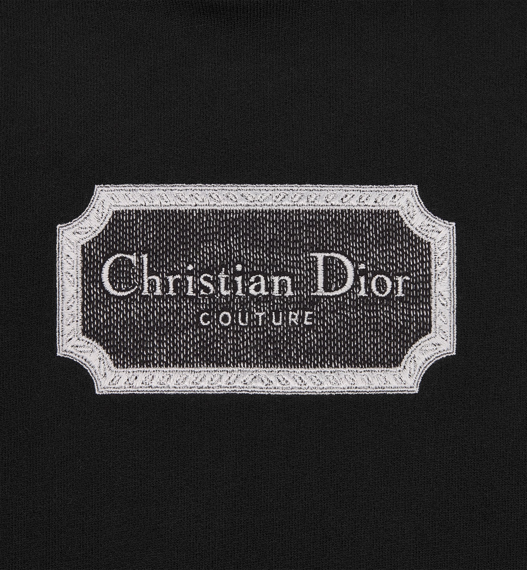 Dior Hooded Sweatshirt In Black