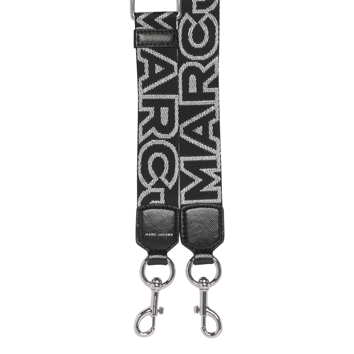 Marc Jacobs Logo-print Bag Strap In Black