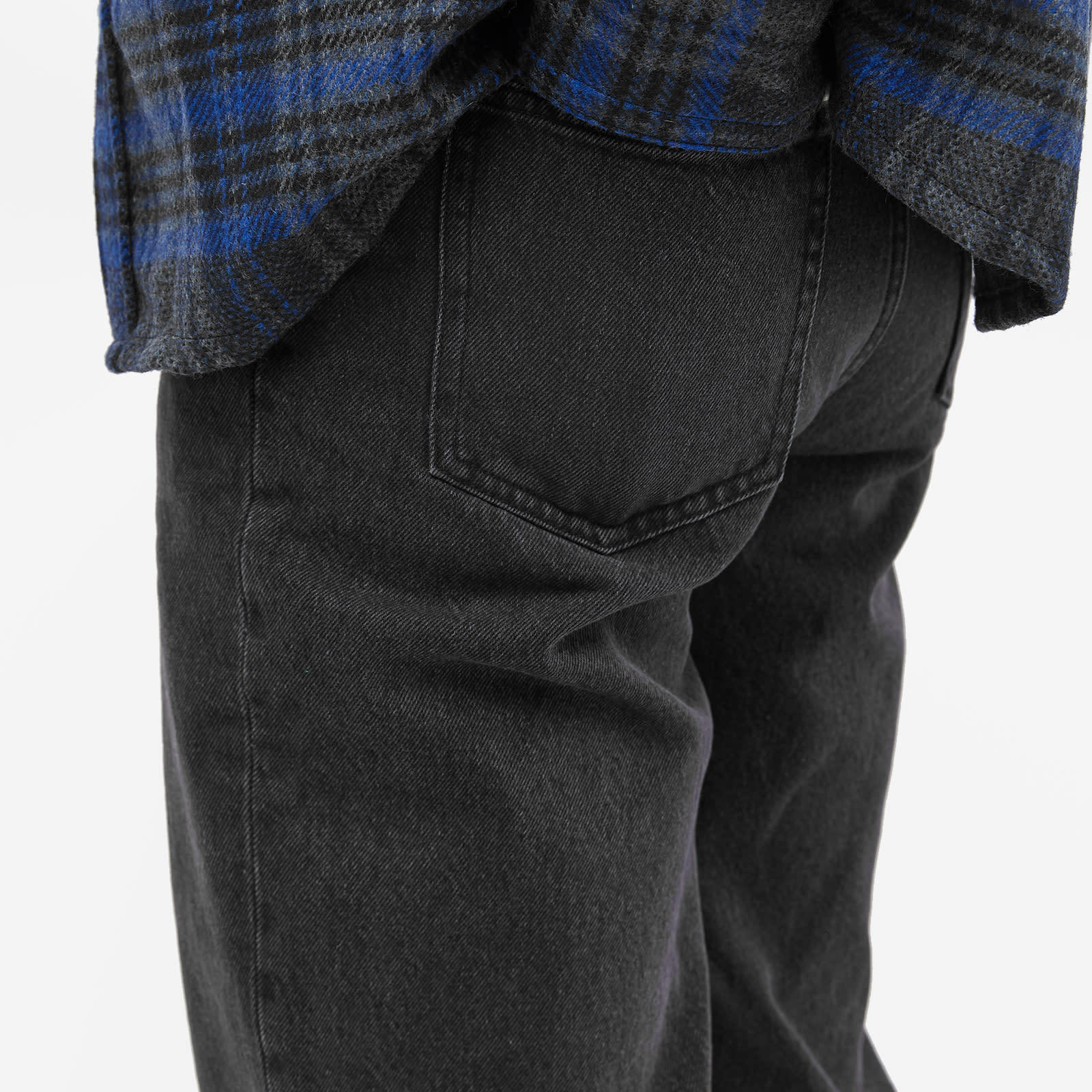 Apc A.p.c. Mens Martin Stonewashed Black Denim Jeans In Black