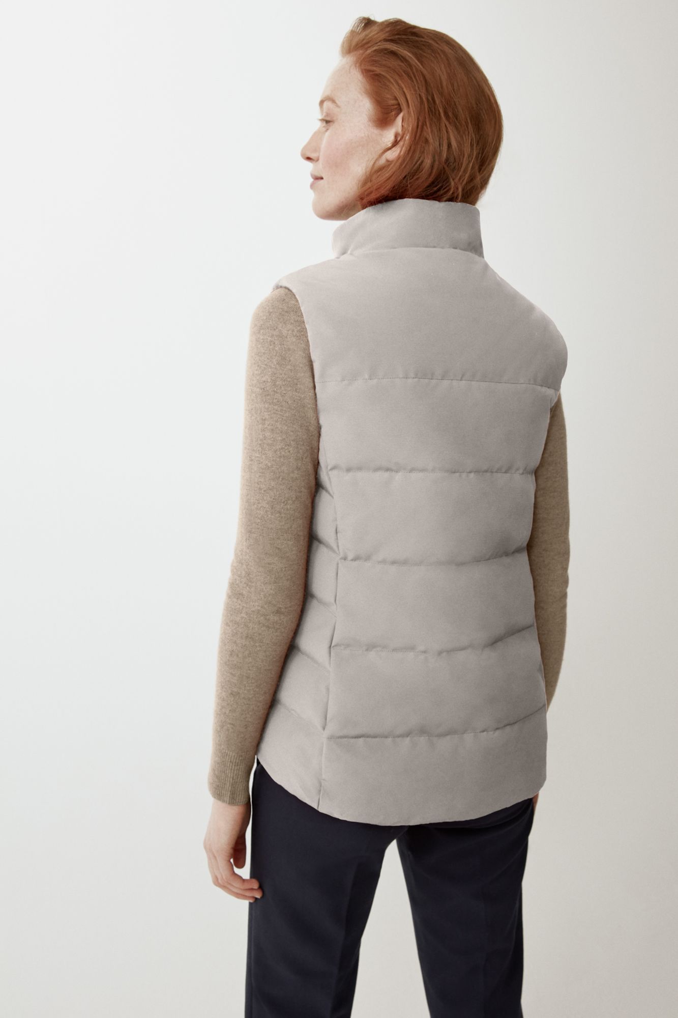 CANADA GOOSE LOGO-PATCH PADDED GILET