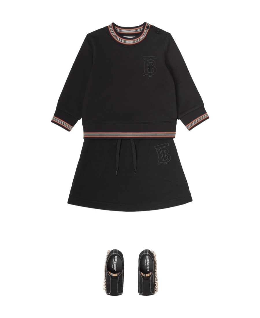 BURBERRY MONOGRAM MOTIF COTTON SWEATSHIRT