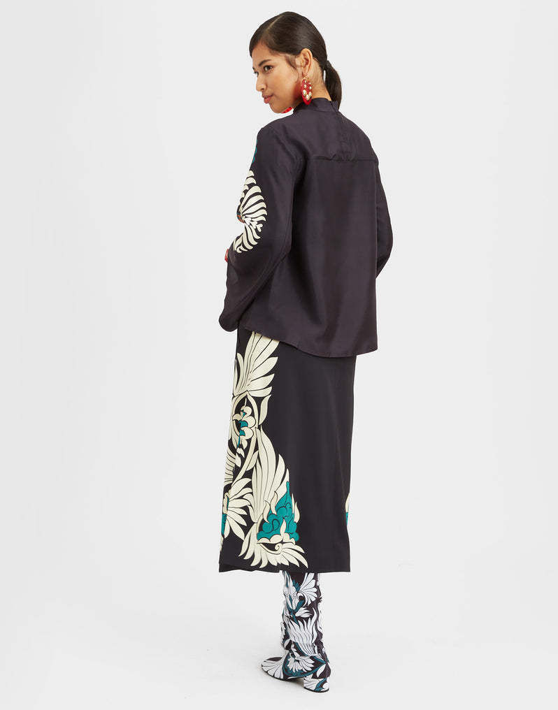 LA DOUBLEJ A-SHAPED SKIRT 