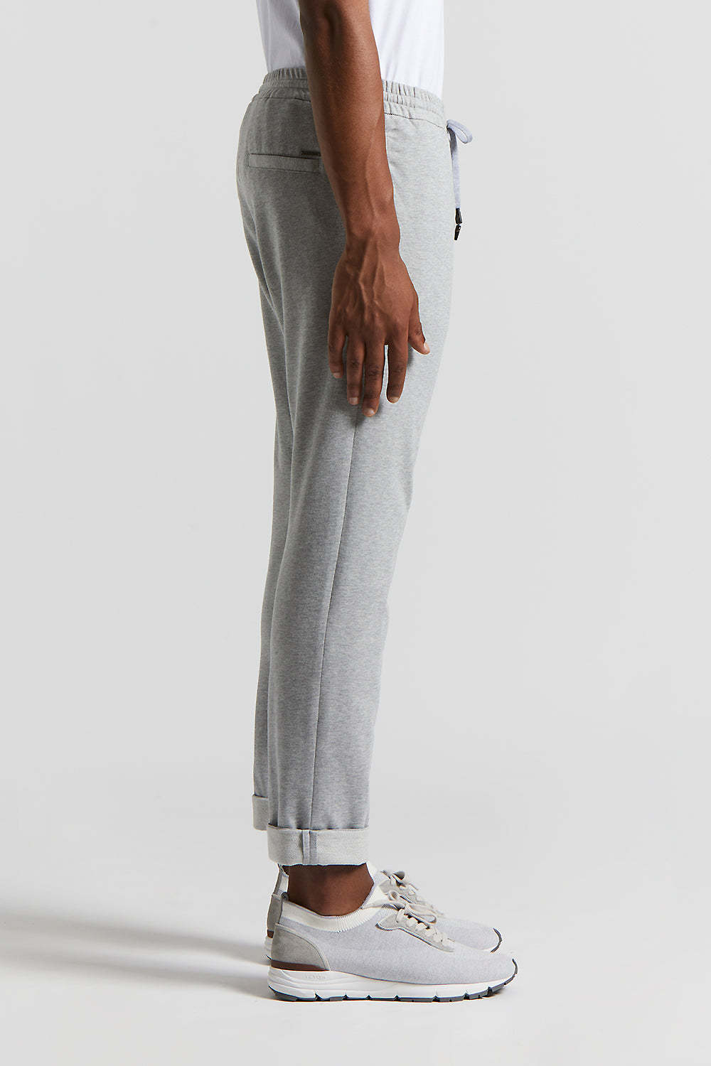Peserico Tapered Trousers In Gray