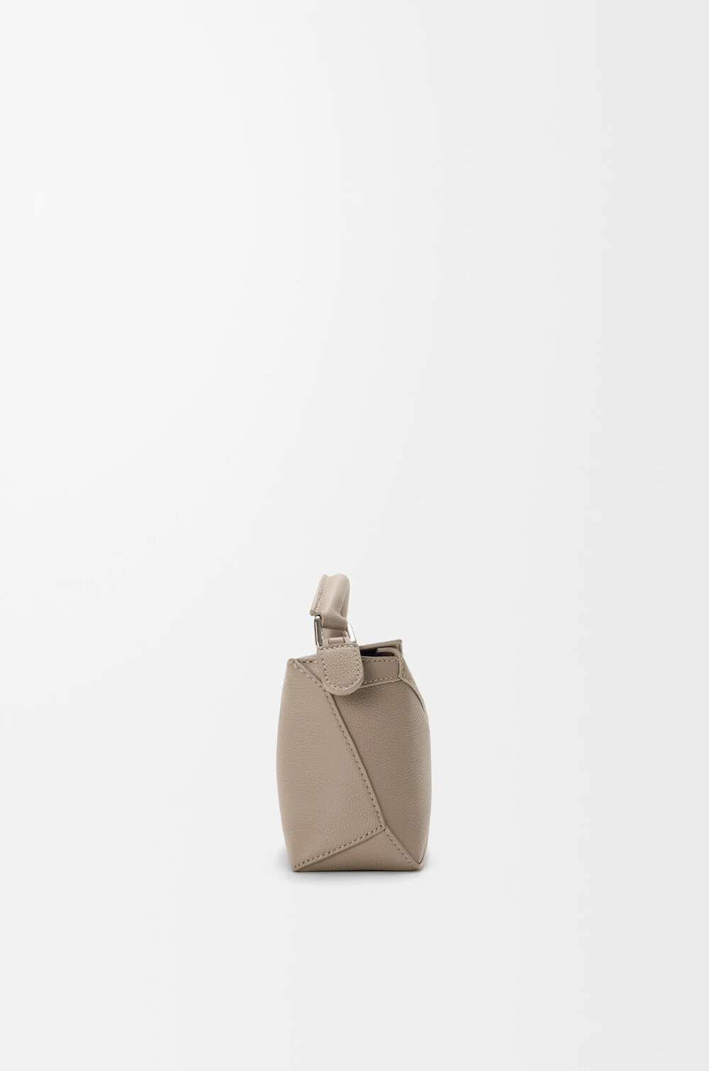 Loewe Mini Puzzle Edge Shoulder Bag In Nude