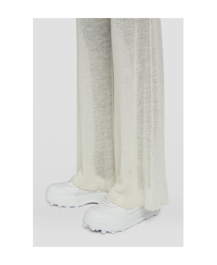 Shop Jil Sander Orb Sneakers In White
