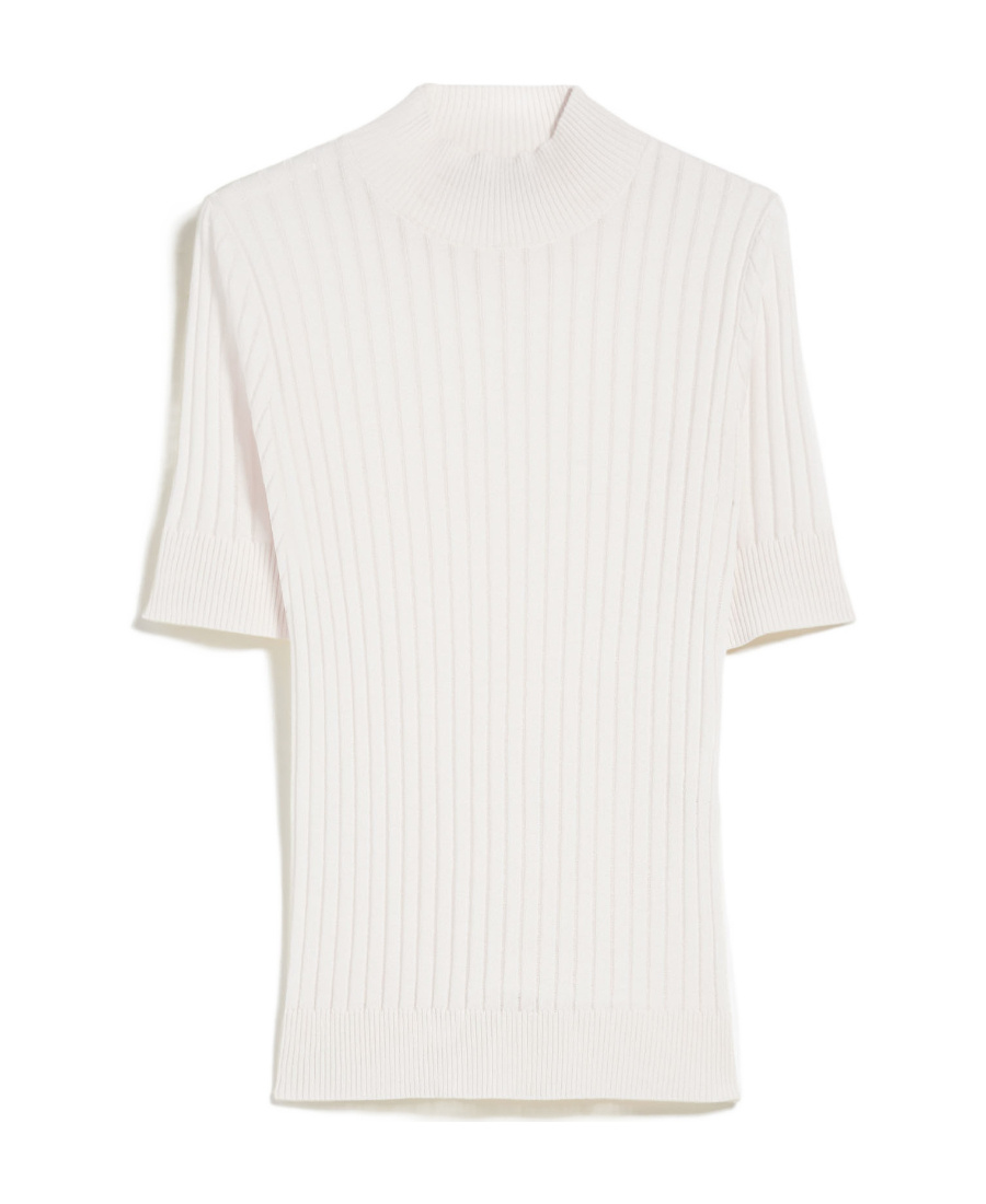 MAX MARA WOOL SHORT-SLEEVED SWEATER