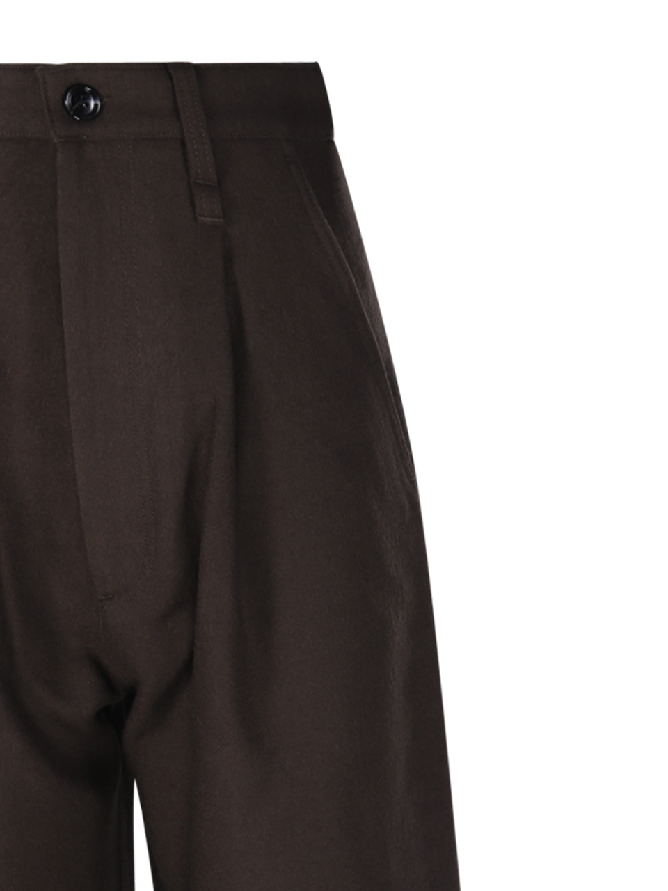 Ami Alexandre Mattiussi Wide Legged Pinstripe Trousers With In Black