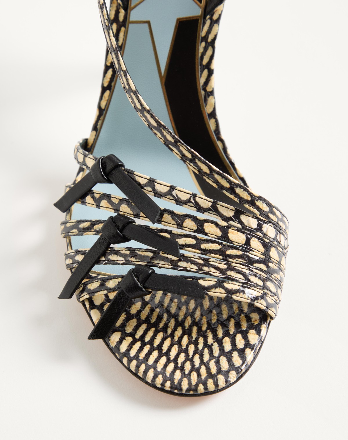 Valentino Stiletto High-heeled Sandals In Multi