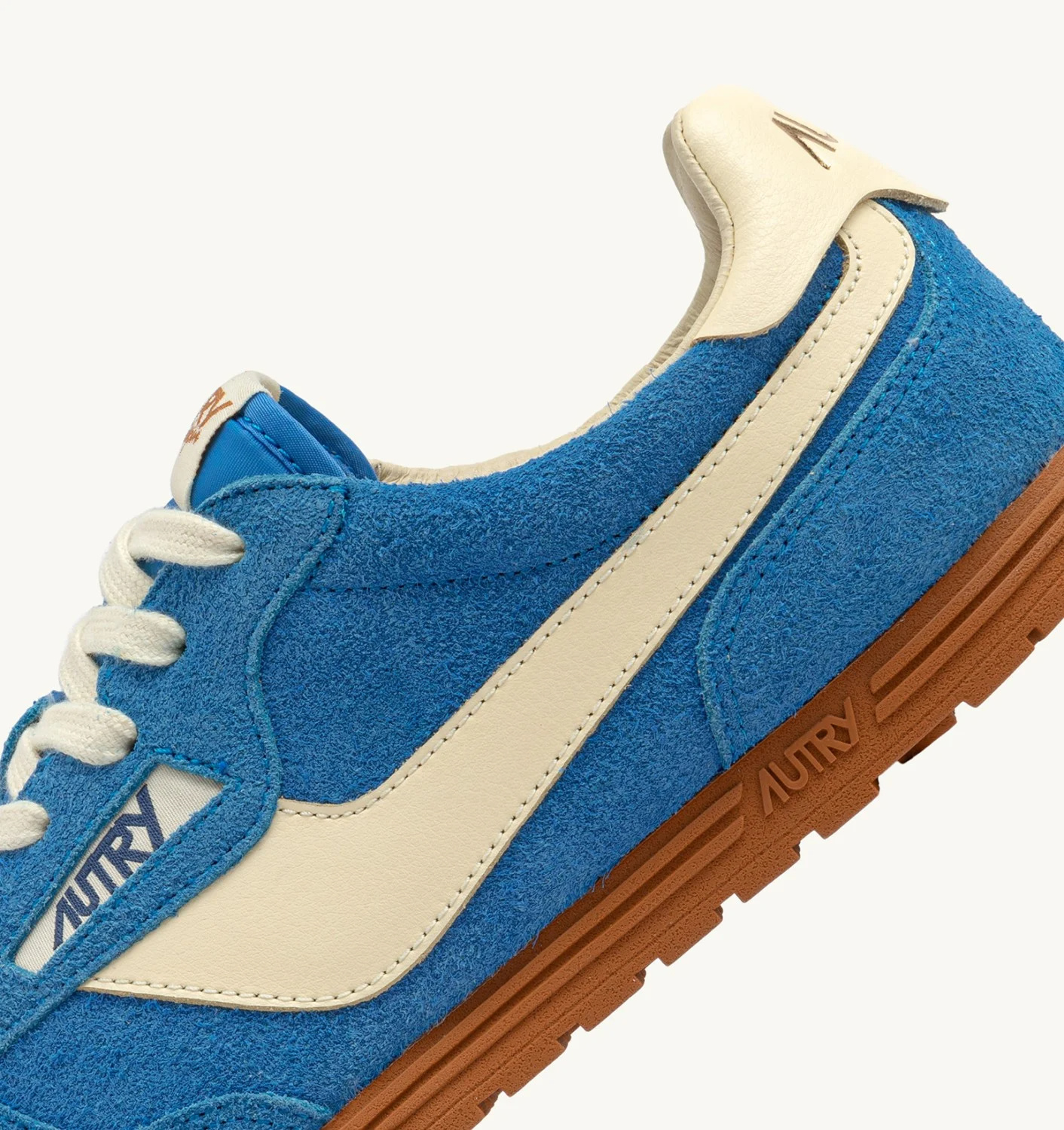 Autry Windspin Sneakers In Suede And Kyoto Leather And Rutabaga