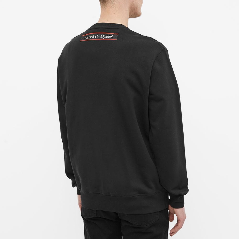 Alexander Mcqueen Logo-patch Sweatshirt In Black