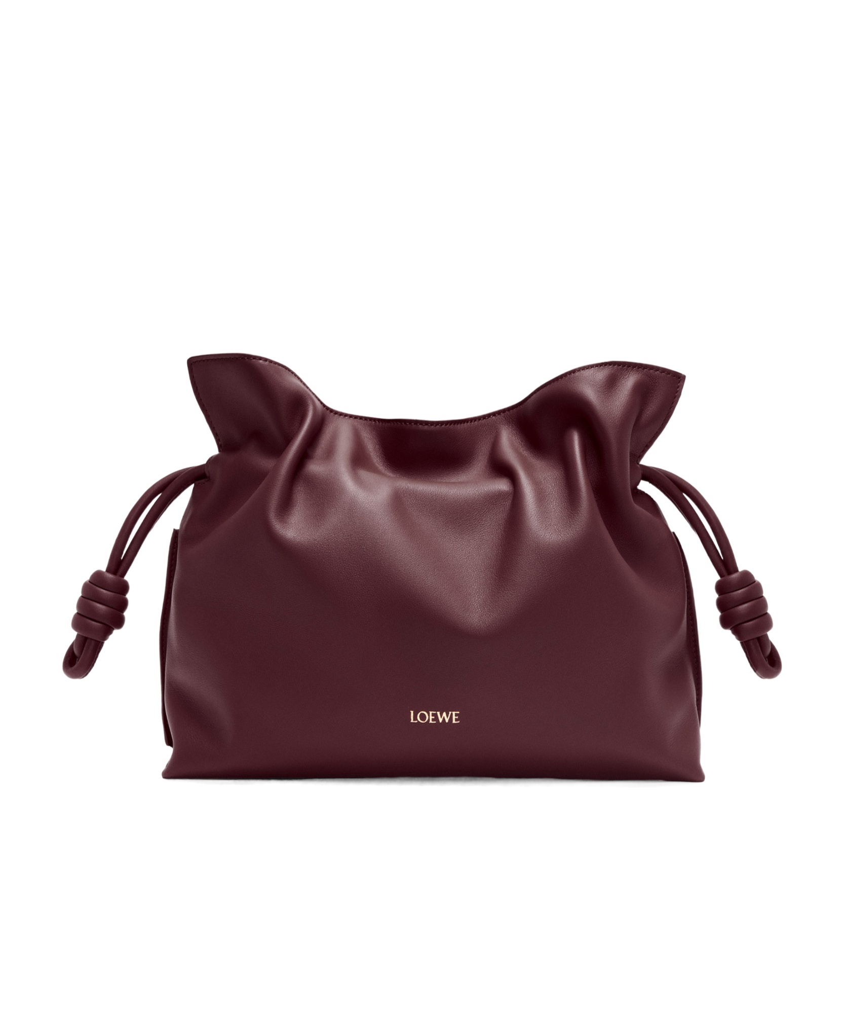 Loewe Flamenco Clutch In Nappa Calfskin In Red