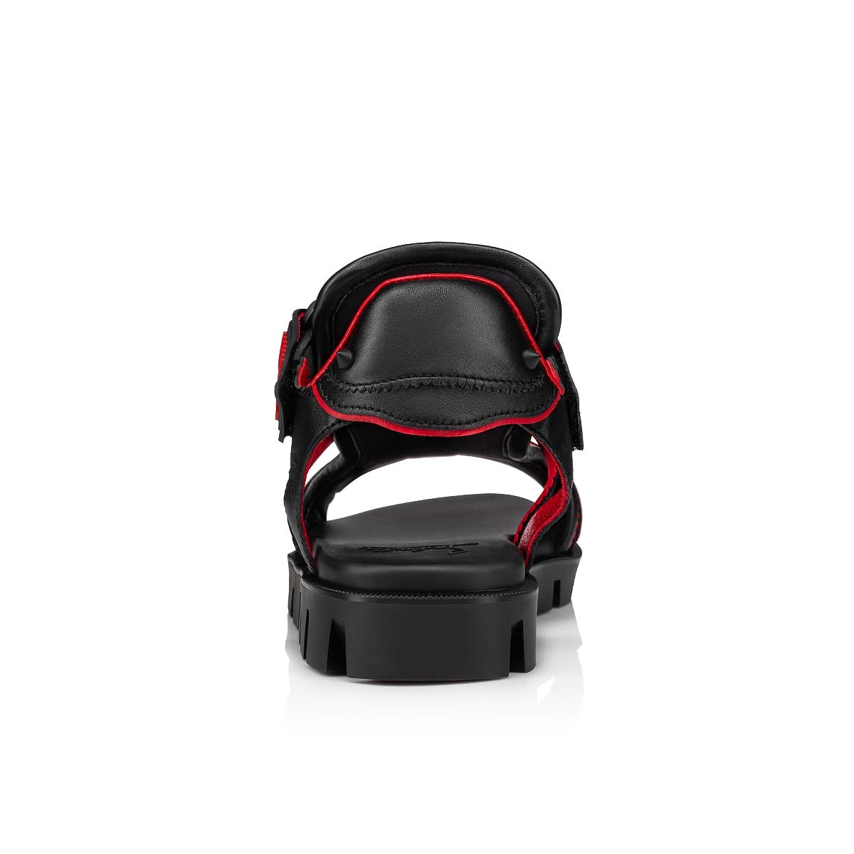 Christian Louboutin Logo Details Sandals In Black