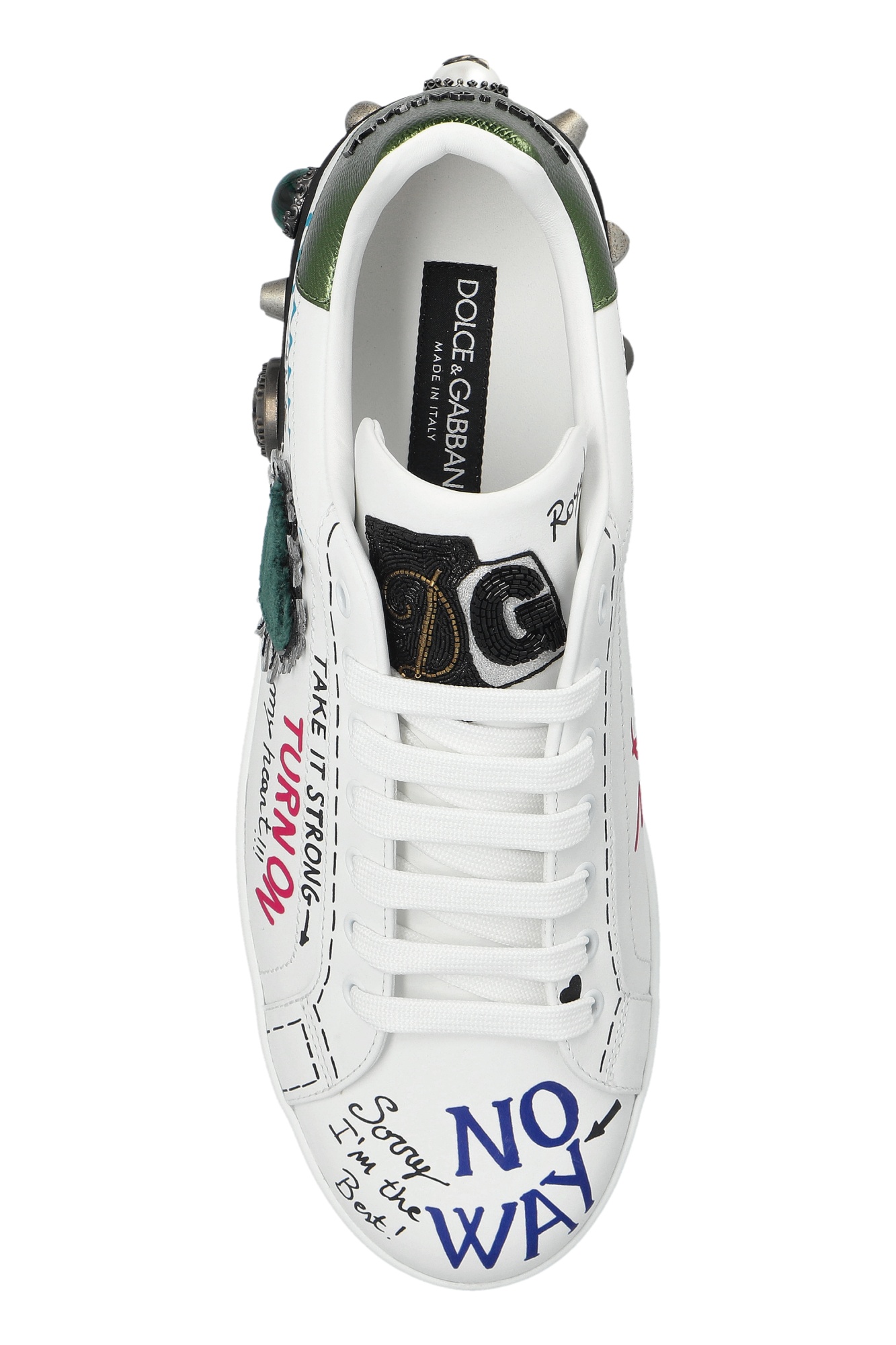 Dolce & Gabbana Portofino Graffiti Sneakers