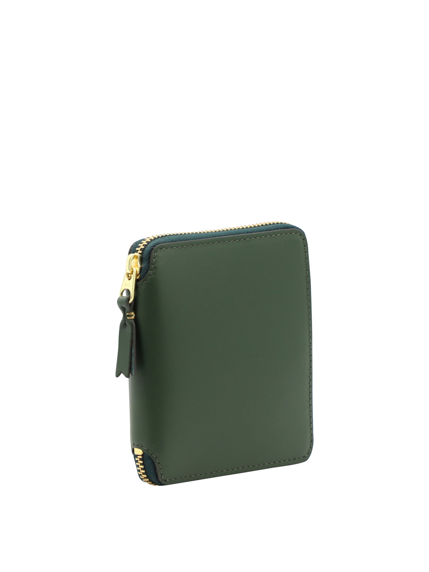 Comme Des Garçons Logo Wallet In Green