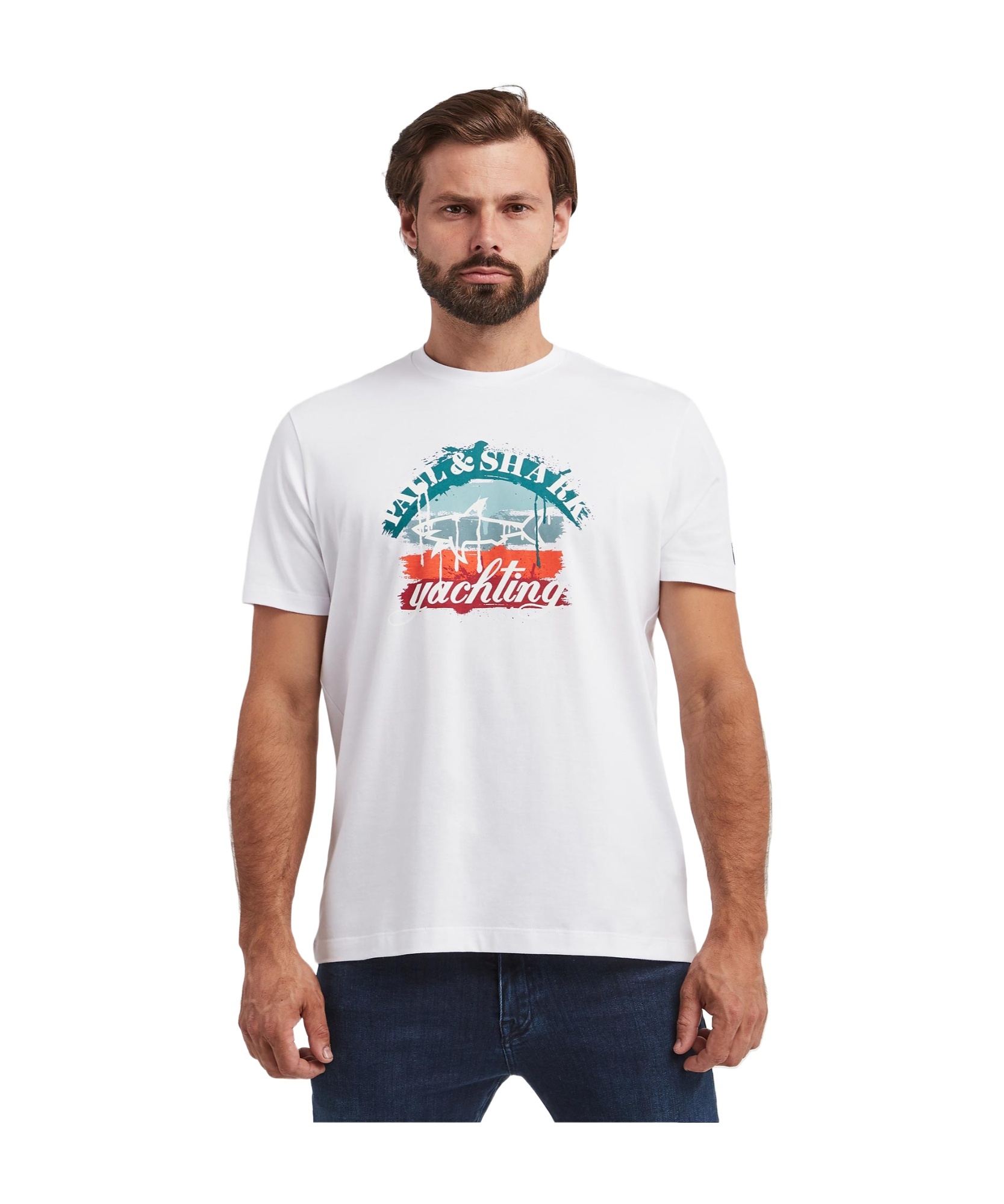Paul & Shark Short-sleeved T-shirt In White