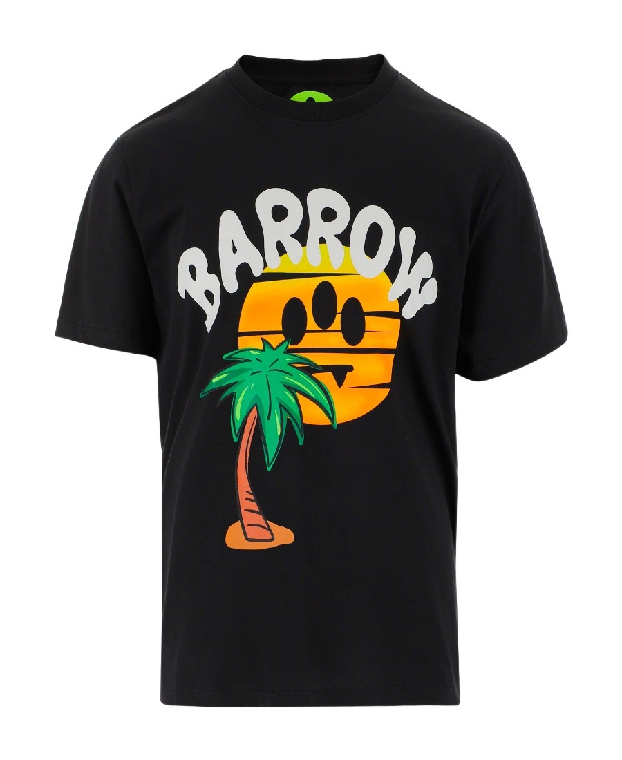 Barrow Logo-print Short-sleeved T-shirt In Black