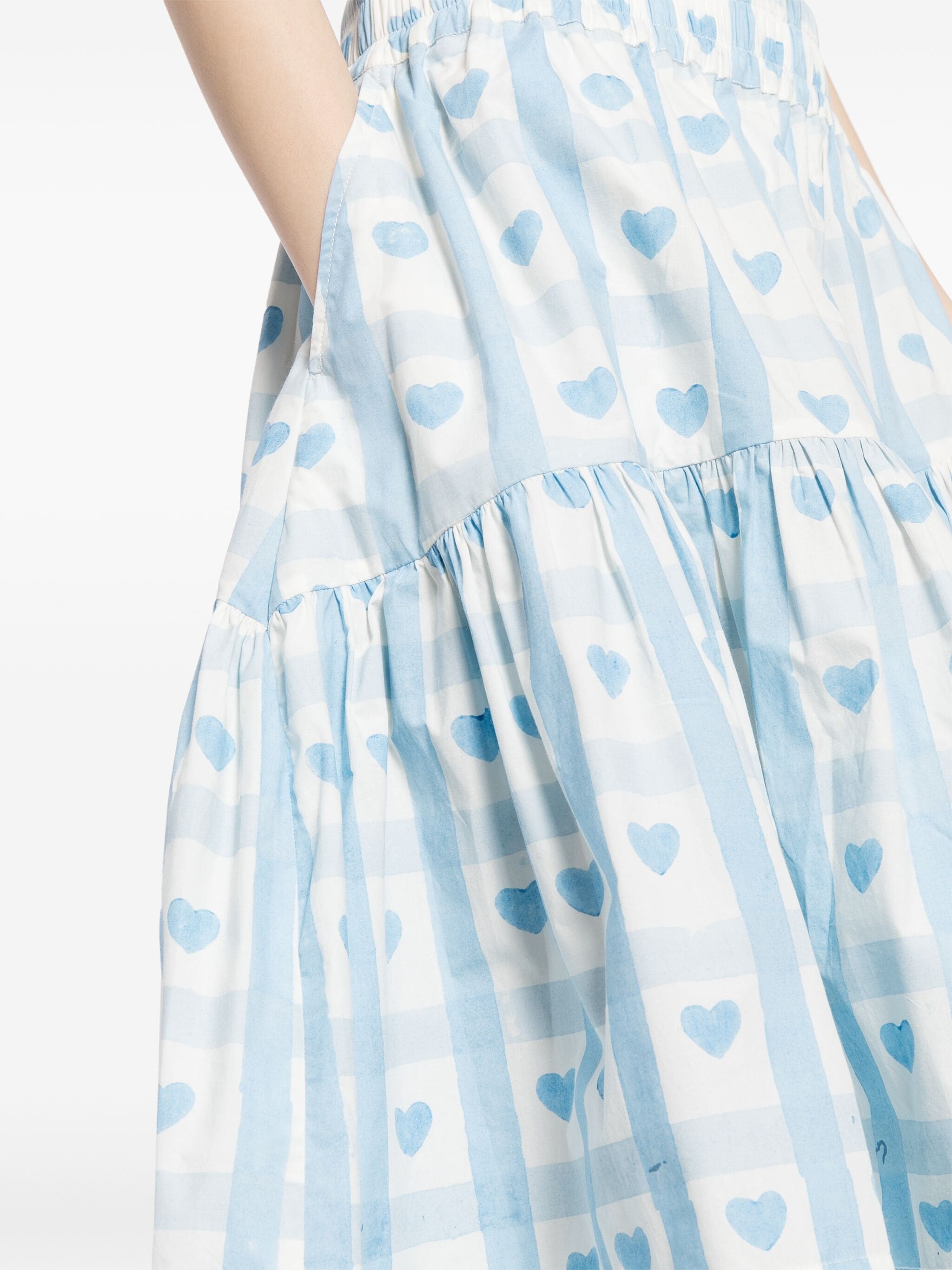 Shop Story Mfg. Juniper Midi Skirt In White