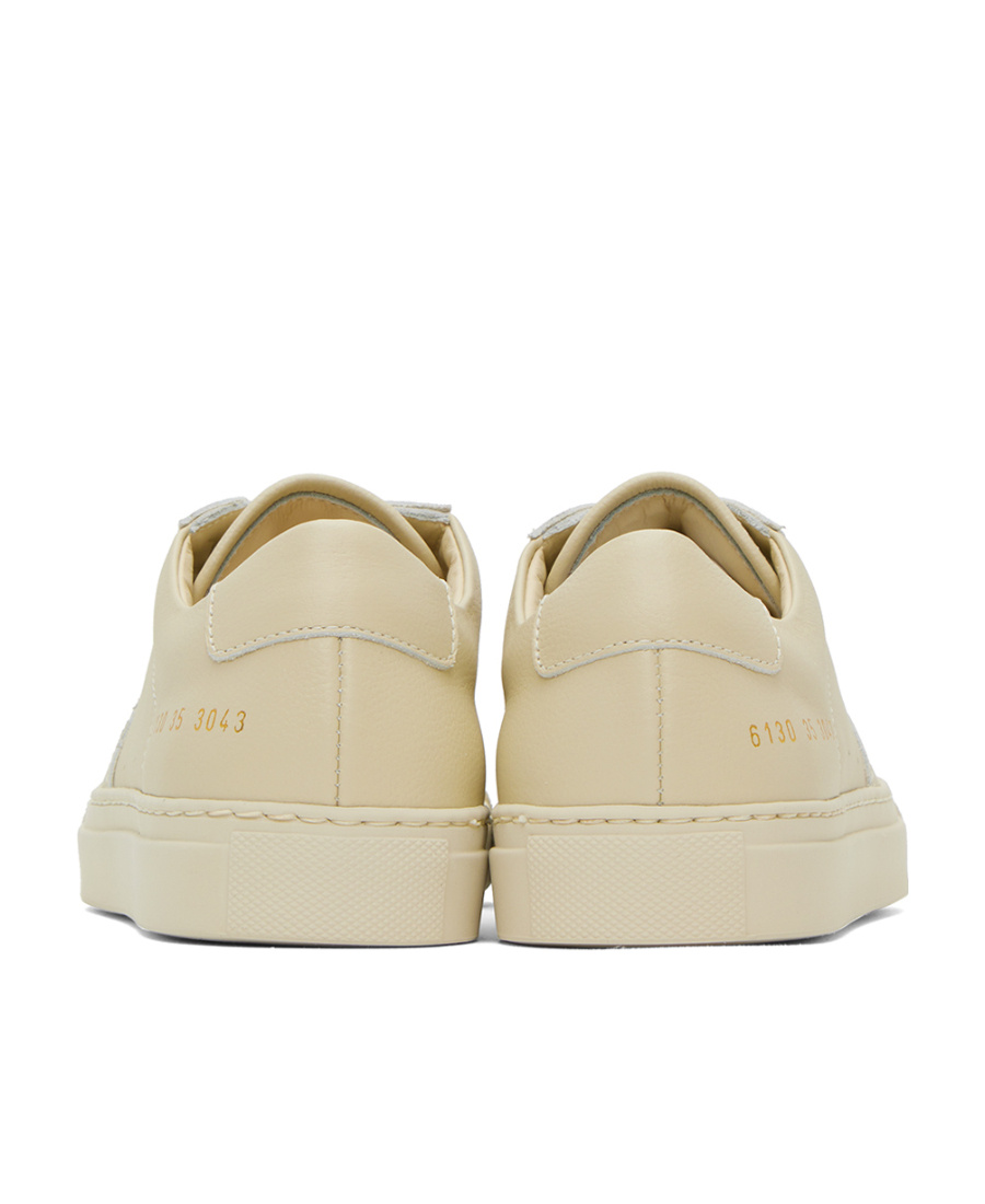 Common Projects Beige Bball Low Sneakers In Nude