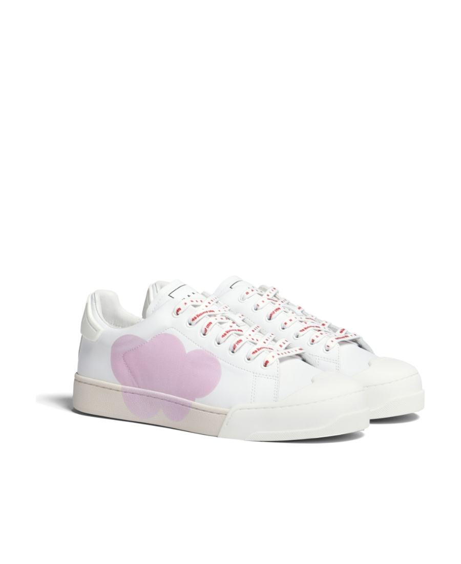 Marni White No Vacancy Inn Edition Dada Bumper Sneakers In White