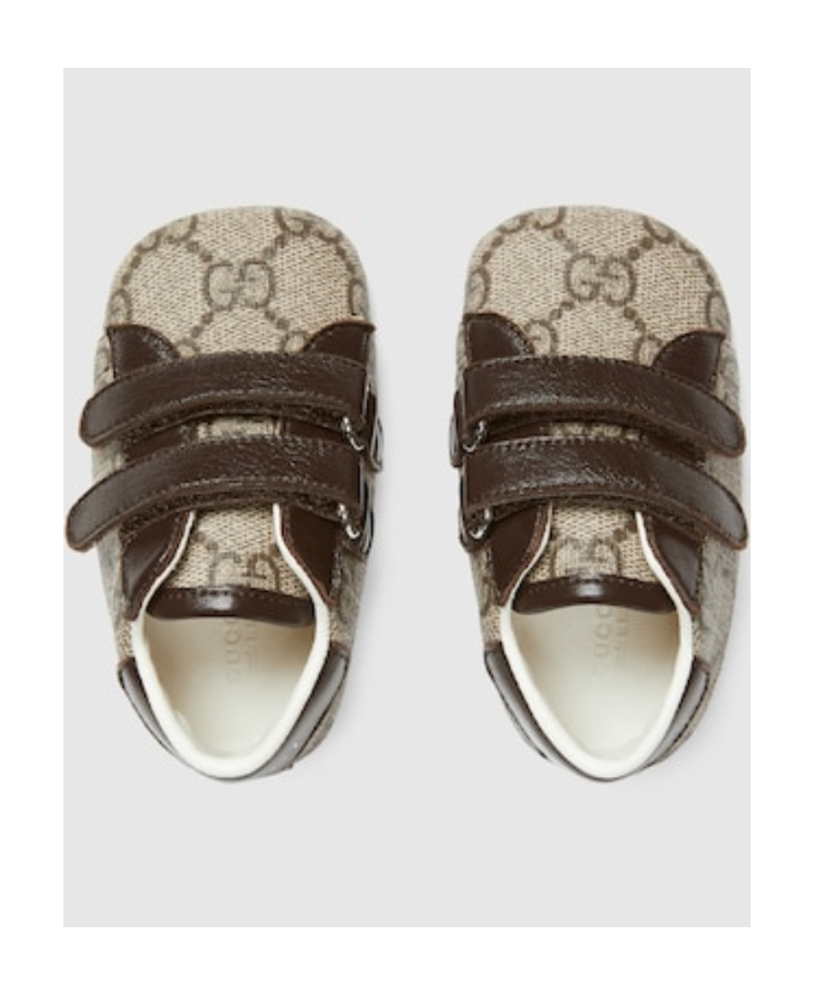 Gucci Ace Gg-jacquard Pre-walkers In Multicolor