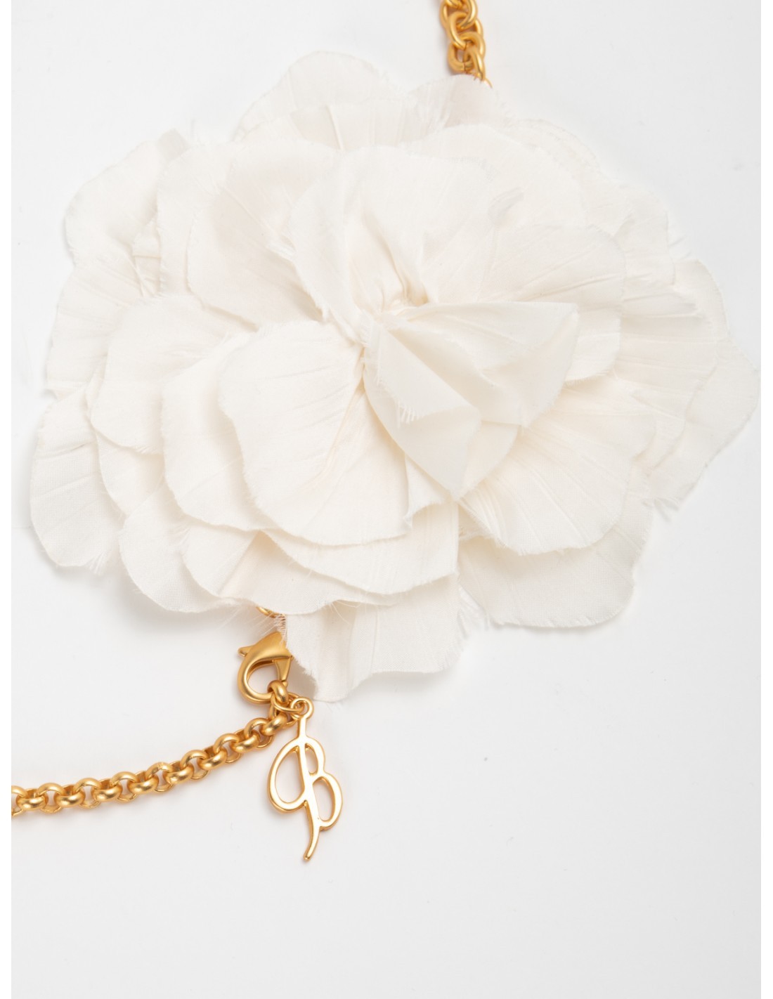 Blumarine Chain Belt In White